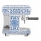 Smeg 50&#39;s Style Decorated Special Espresso Coffee Machine with Pump ECF02DGBUK, 1350 W, 1.1 L, Blu Mediterraneo, Stainless Steel and Plastic, 15 Bar