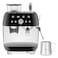 Smeg Espresso Coffee Machine with Pump EGF03BLUK, 1650 W, 2.4 L, Black, Stainless Steel, Drip Tray