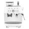 Smeg Espresso Coffee Machine with Pump EGF03WHUK, 1650 W, 2.4 L, White, Stainless Steel, Drip Tray