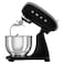 Smeg Stand Mixer SMF03BLUK, Black, 4.8L