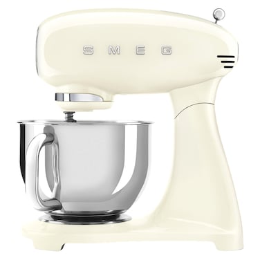 Smeg Stand Mixer SMF03CRUK, Cream, 4.8L