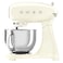 Smeg Stand Mixer SMF03CRUK, Cream, 4.8L
