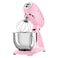 Smeg Stand Mixer SMF03PKUK, Pink, 4.8L