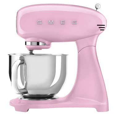 Smeg Stand Mixer SMF03PKUK, Pink, 4.8L