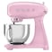 Smeg Stand Mixer SMF03PKUK, Pink, 4.8L