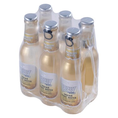 Freez Crystal Indian Tonic Water Cocktail Mixer 200ml Pack of 6