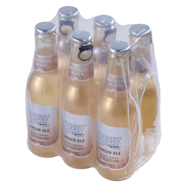 Freez Crystal Ginger Ale Cocktail Mixer 200ml Pack of 6