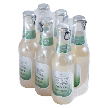 Freez Crystal Ginger B Cocktail Mixer, 200ml, Pack of 6