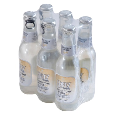 Freez Crystal Indian Tonic Water Light Cocktail Mixer 200ml Pack of 6