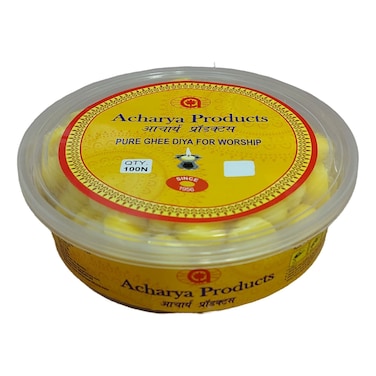 Acharya Products Ghee Diya Wick 100 PCS