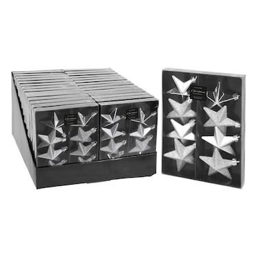 Carrefour Star Hanging Decoration Silver