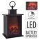 Carrefour Battery Operated LED Lantern Fireplace 24cm