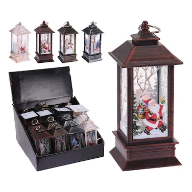 كارفور شمعة فانوس تعمل بالبطارية 4 ألوان متنوعة 13 سم