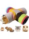 FDTY 1PCS Guinea Pig Tunnels and Tubes, 4 Way Ferret Play Tubes Activity Tunnel Hideaway Toys Cage Accessories for Guinea Pigs Dwarf Rabbits Hamsters Chinchillas Squirrels