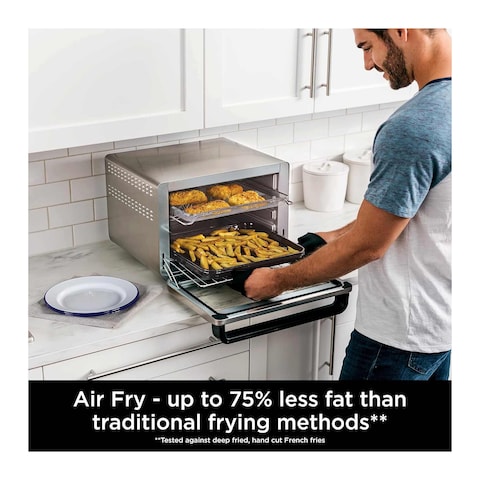 Ninja Foodi-10-in-1-XL Pro Air Fry Oven DT200ME Black And Stainless Steel 29L