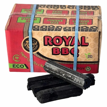 Royal Sawdust BBQ Coal Red Box 8kg