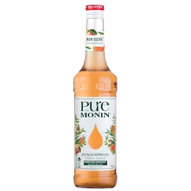 Monin  Pure Peach Apricot Unsweetened Concentrate, 700ml