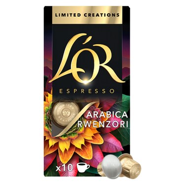 L'or Limited Editions Uganda Arabica Rwenzori Coffee Capsules 10 Capsules, 52g