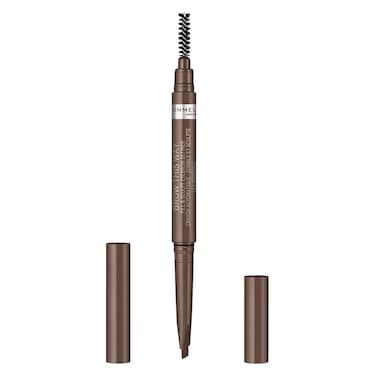 Rimmel London Brow This Way Eyebrow Pencil, 02 Medium Brown