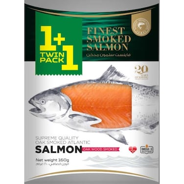 Caviar Classic Land Oak Smoked Salmon 80g Pack of 2