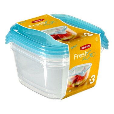 Curver Fresh &amp; Go Food Storage Containers 1.2L 3 PCS
