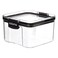 Sistema Ultra Square Shaped Tritan Plastic Jar Clear 460ml