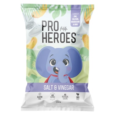 Prolife Pro Heroes Corn Puff Salt and Vinegar 35g