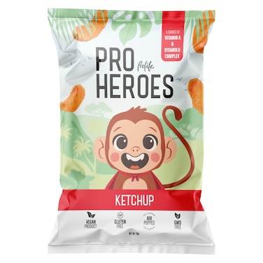 Prolife Pro Heroes Corn Puff Ketchup 35g