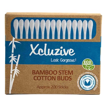 Xcluzive Bamboo Stem Cotton Buds 200 Buds