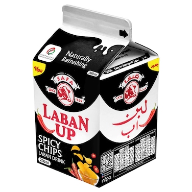 Safa Laban Up Spicy Chips Laban Drink, 200ml