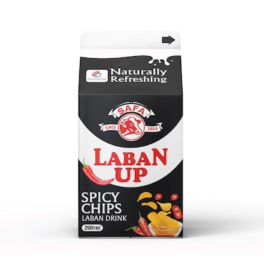 Safa Laban Up Spicy Chips Flavored Laban Drink, 200ml