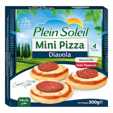 Plein Soleil Diavola Mini Pizza, 200g