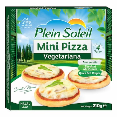Plein Soleil Vegetariana Mini Pizza, 210g