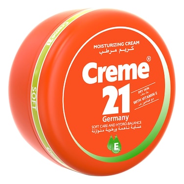 Creme 21 Moisturizing Cream With Vitamin E For Dry Skin 150ml