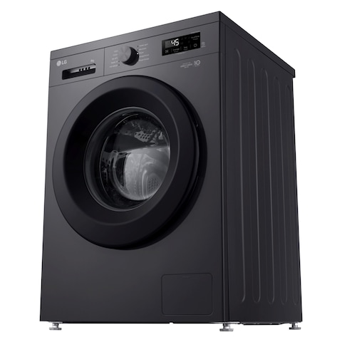 LG Front Loading Washing Machine F2Y1TYP6J Black 8kg