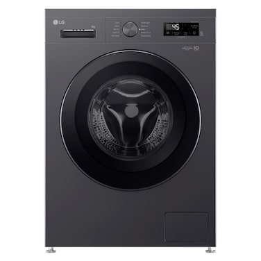 LG Front Loading Washing Machine F2Y1TYP6J Black 8kg