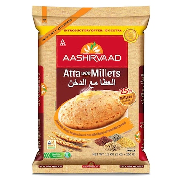 Aashirvaad Atta with Millets 2.2kg