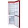 هوفر ثلاجة ذات التصميم الرجعي ذات التركيب السفلي HBR-M300-RR سعة 300 لتر -أحمر-