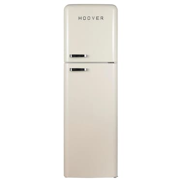 Hoover Top Mount Retro Style Refrigerator HTR-M326-RC Cream 326L