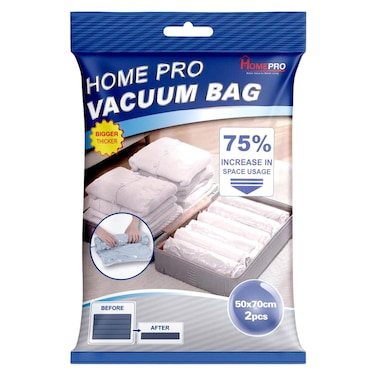 Home Pro Vacuum Bag Roll-up 50x70cm 2 PCS