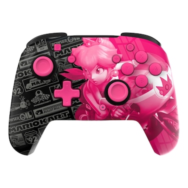 PDP Rematch Glow Wireless Console Controller for Nintendo Switch Gran Prix Peach