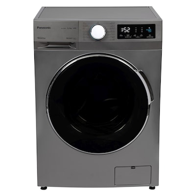 Panasonic Abaya Wash Series 8kg Front Loading Washing Machine with Inverter Motor 1400RPM and 15 Programs NA-16MG1LAE Silver