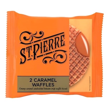 St. Pierre Caramel Waffles 2 Waffles 80g