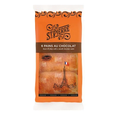 St. Pierre Pains Au Chocolat 6 Rolls 270g