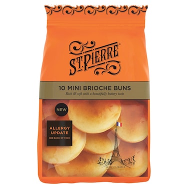St. Pierre Mini Brioche Buns 10 Buns, 200g