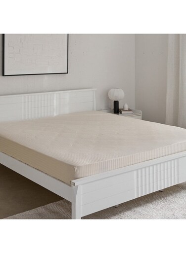 Box Hamilton Striped Satin Cotton King Fitted Sheet 210 x 36 x 180 cm