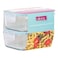 Taliona Borosilicate Rectangular Shaped Pro Glass Box Set 725ml 2 PCS