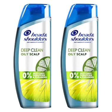 Head &amp; Shoulders Deep Clean Oily Scalp Shampoo 400ml Pack of 2