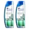 Head &amp; Shoulders Deep Clean Itchy Scalp Shampoo 400ml Pack of 2