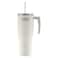 Thermos Stainless Steel Vacuum Mug with Straw White 1.1L